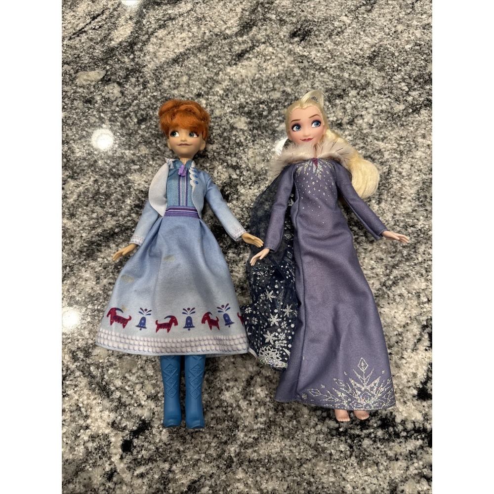 Disney- Anna and Elsa Classic Doll Set - Olaf's Frozen Adventure